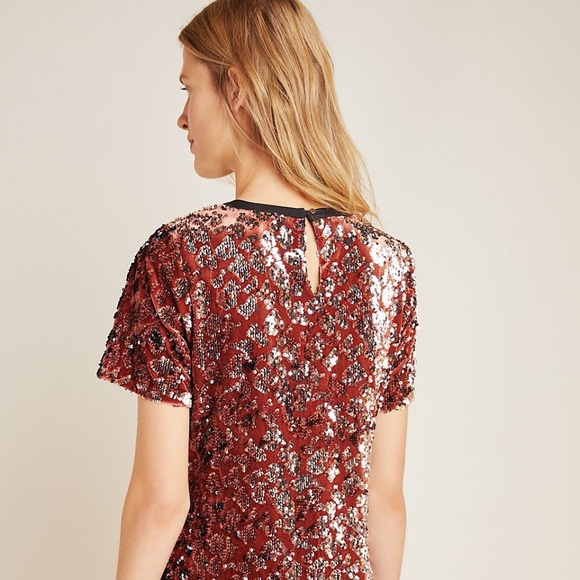 Anthropologie Sequin Mini Dress - Picture 3 of 6